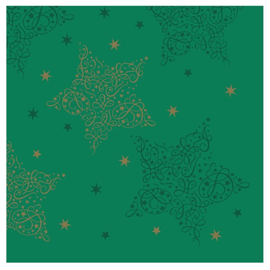 Swantex Lunch Napkins Merry & Bright Pine 33x33cm 2ply 1/4 Fold (1000 pack)