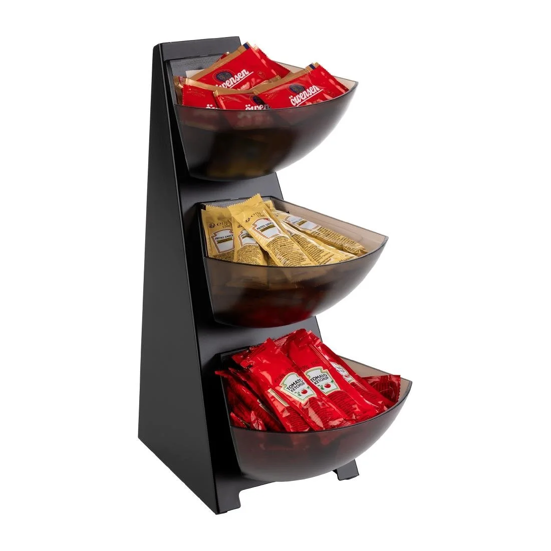 APS Three-Tier Multi Rack Black 190x240x410mm - Image 4