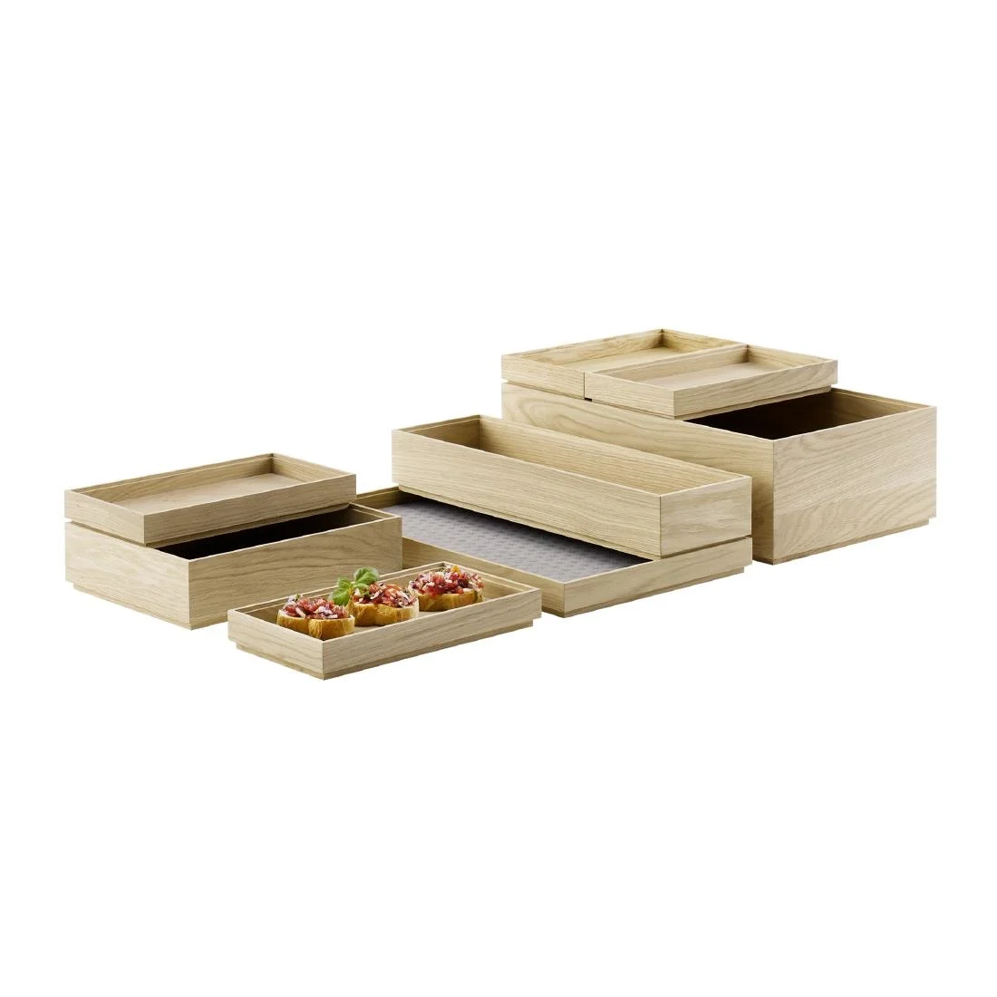 APS Valo Wooden Box GN 1/1 530x325x45mm - Image 2