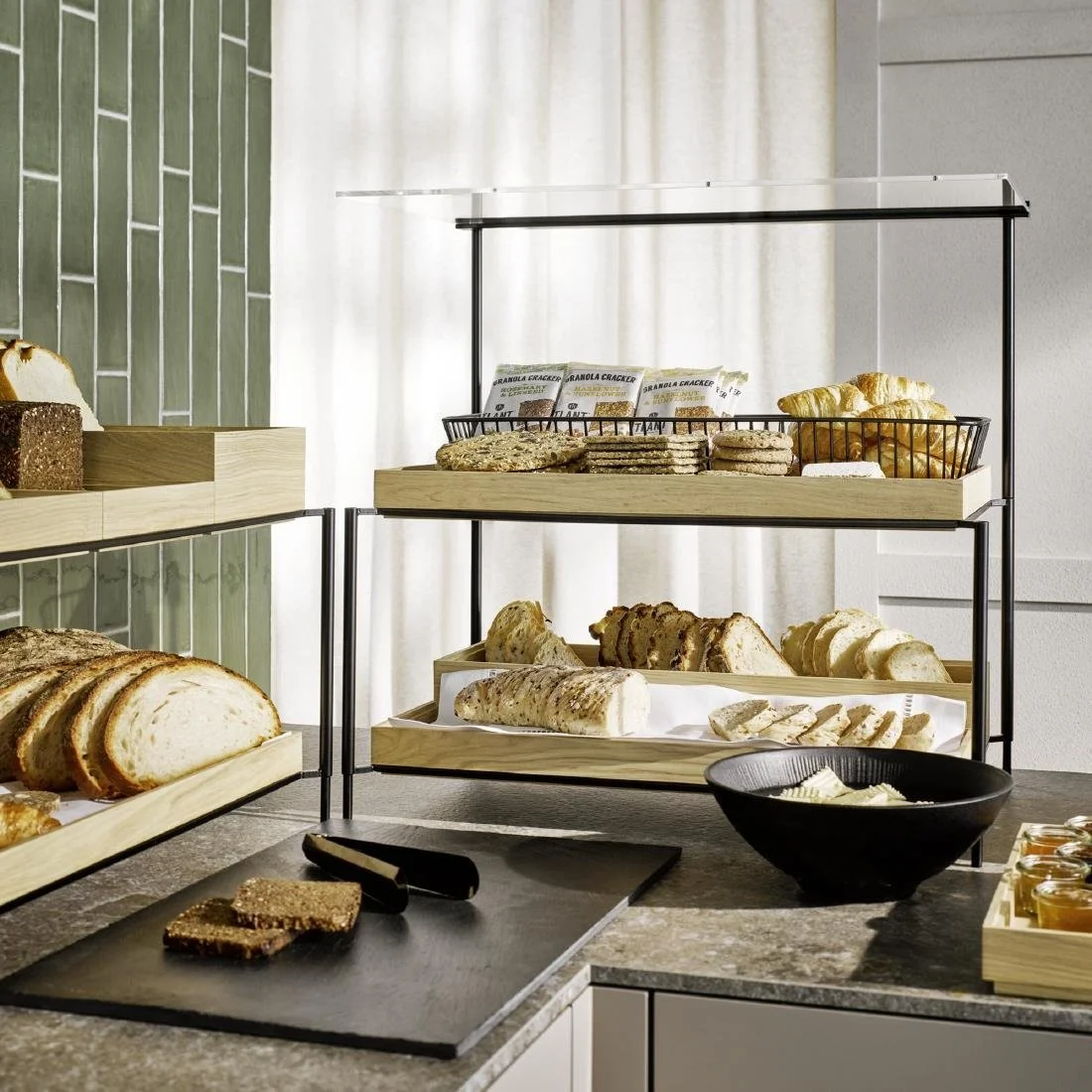 APS Valo Wooden Box GN 1/1 530x325x45mm - Image 3