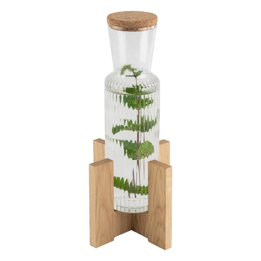 APS Pedestal For Glass Carafe Black 150x150x120mm - Image 5