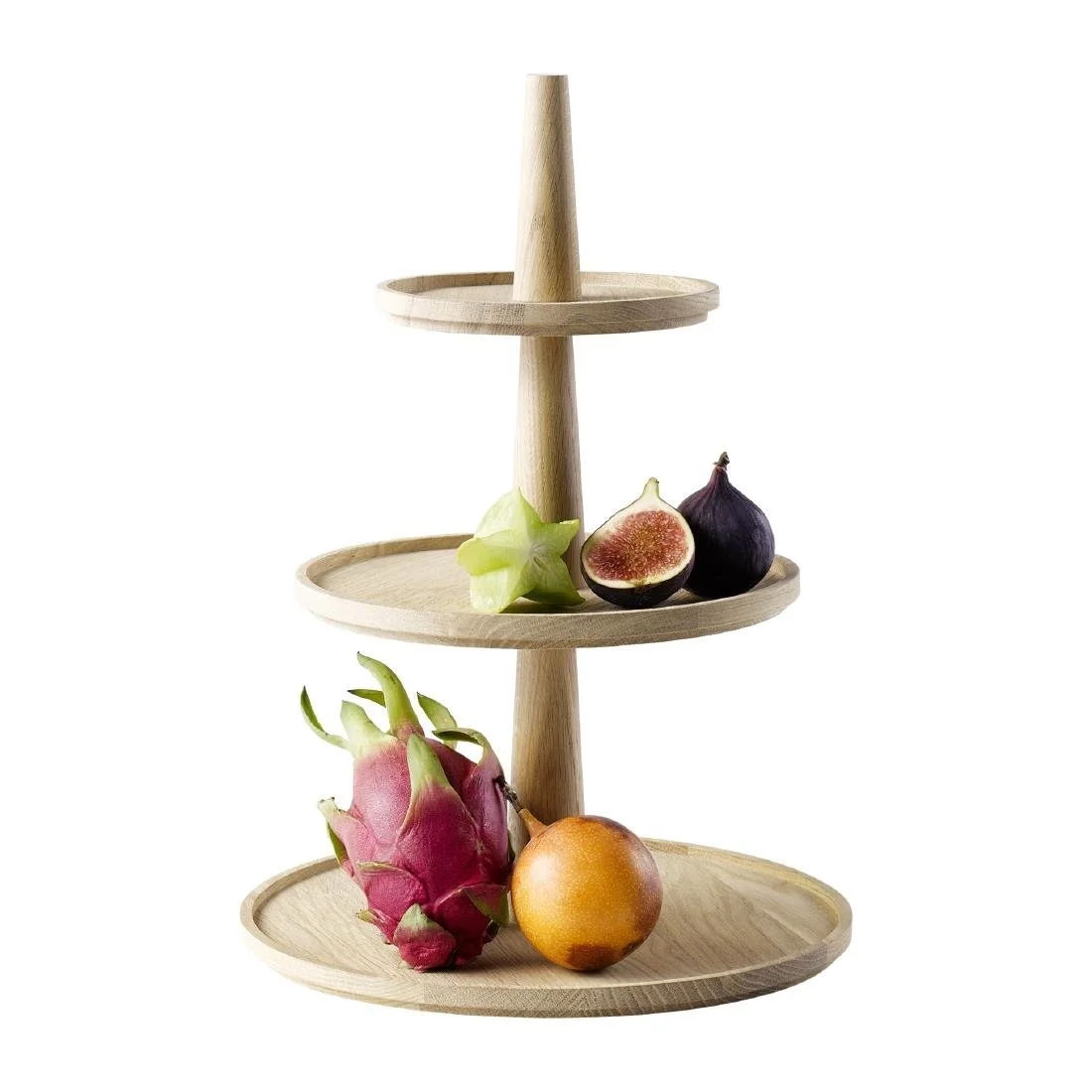APS Valo Three-Tier Wooden Tray 300x420mm - Image 2
