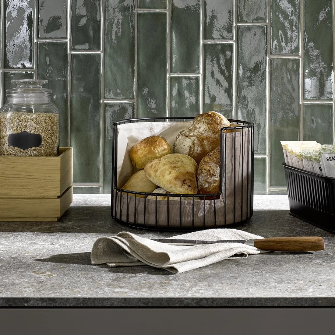 APS Basket Black 275x185mm - Image 8