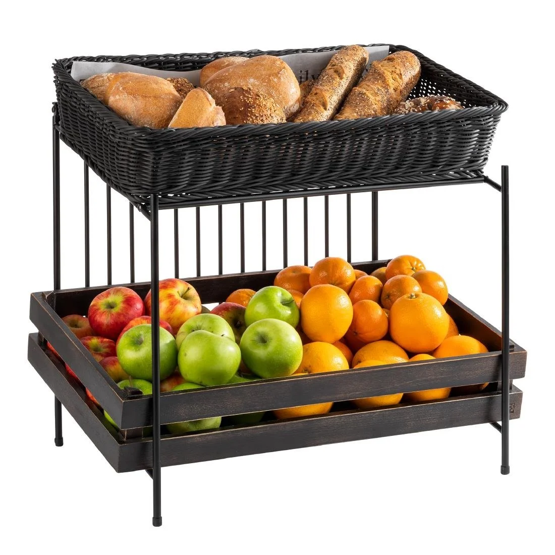 APS Buffet Stand Black 490x385x480mm - Image 5