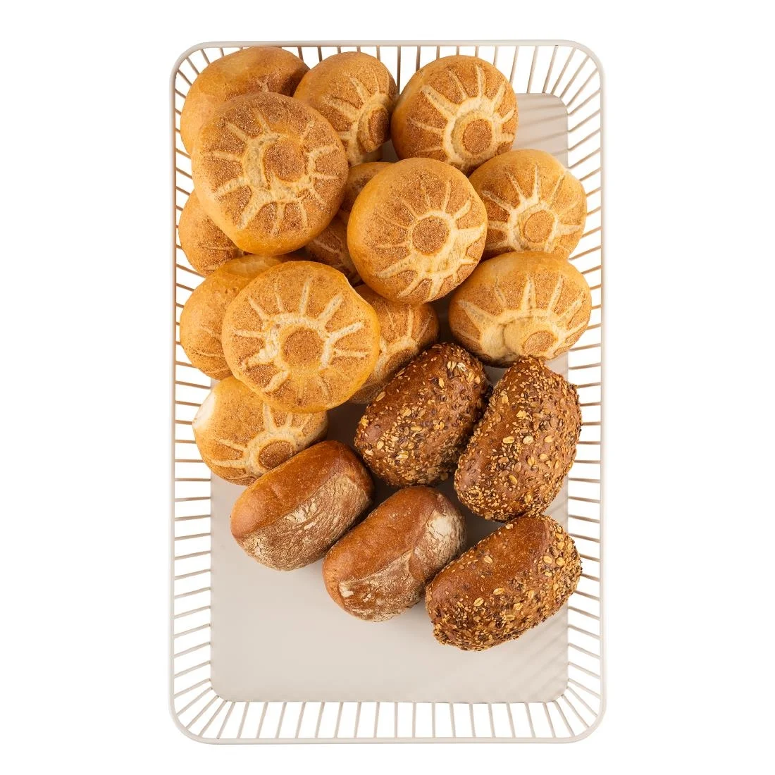 APS Basket Urban GN 1/1 White 530x325x75mm - Image 4