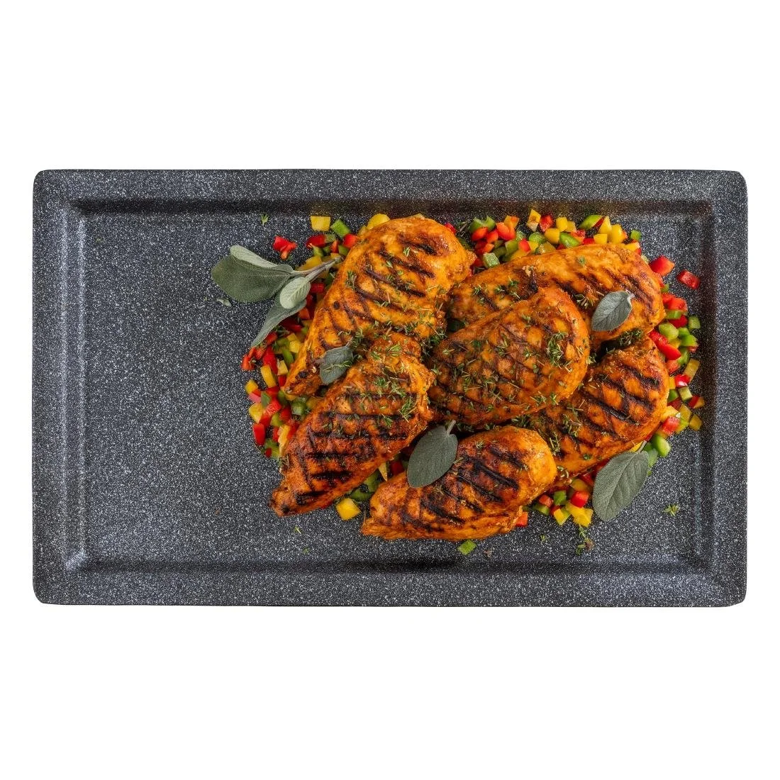 APS Frostfire Tray GN 1/1 Black 530x325x30mm - Image 6