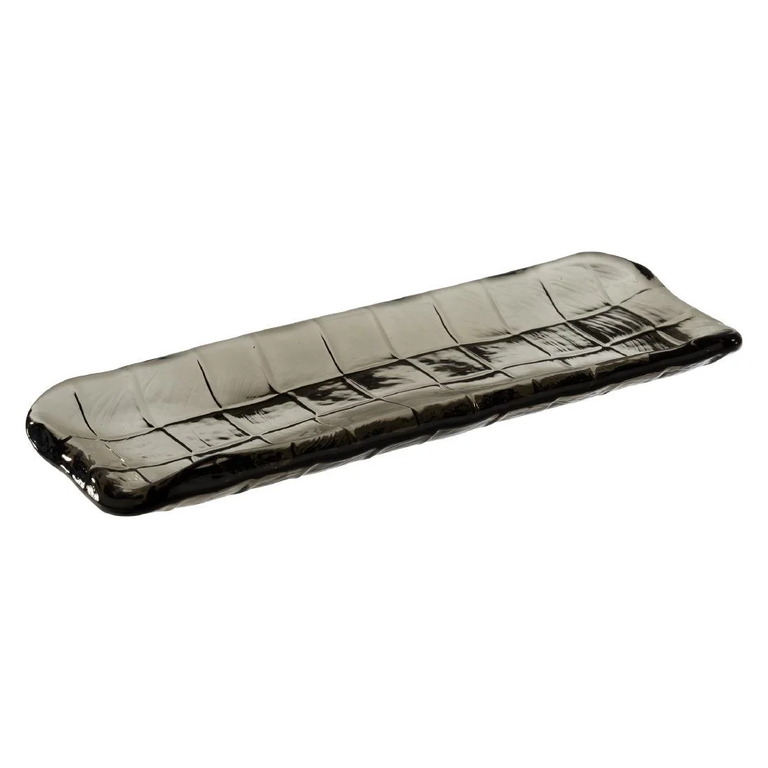 APS Takashi Sushi Board French Grey Glass 190x65mm - Image 1