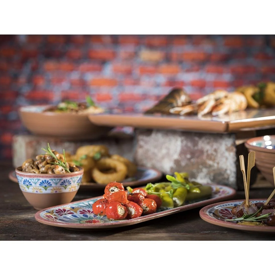 APS Arabesque Tray GN 1/1 530x325x20mm - Image 5