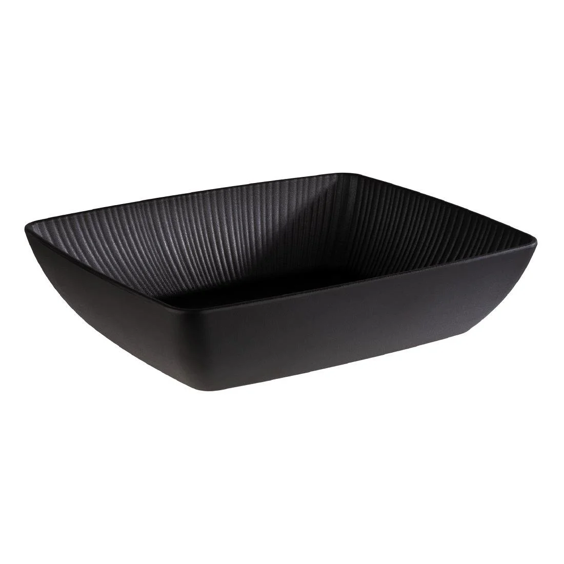 APS Nero Bowl GN 1/2 Black 325x265mm - Image 1