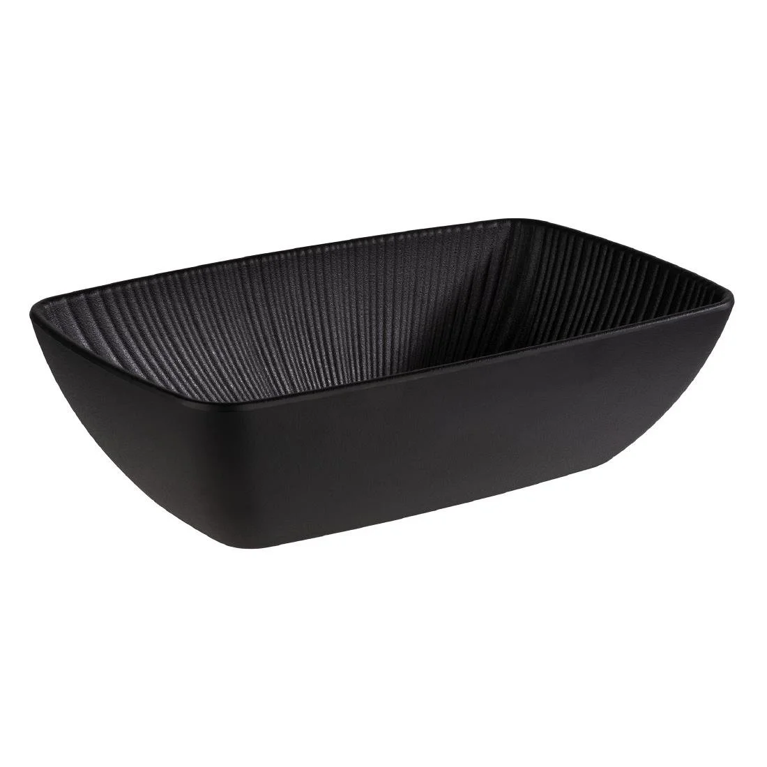APS Nero Bowl GN 1/4 Black 265x162mm - Image 1