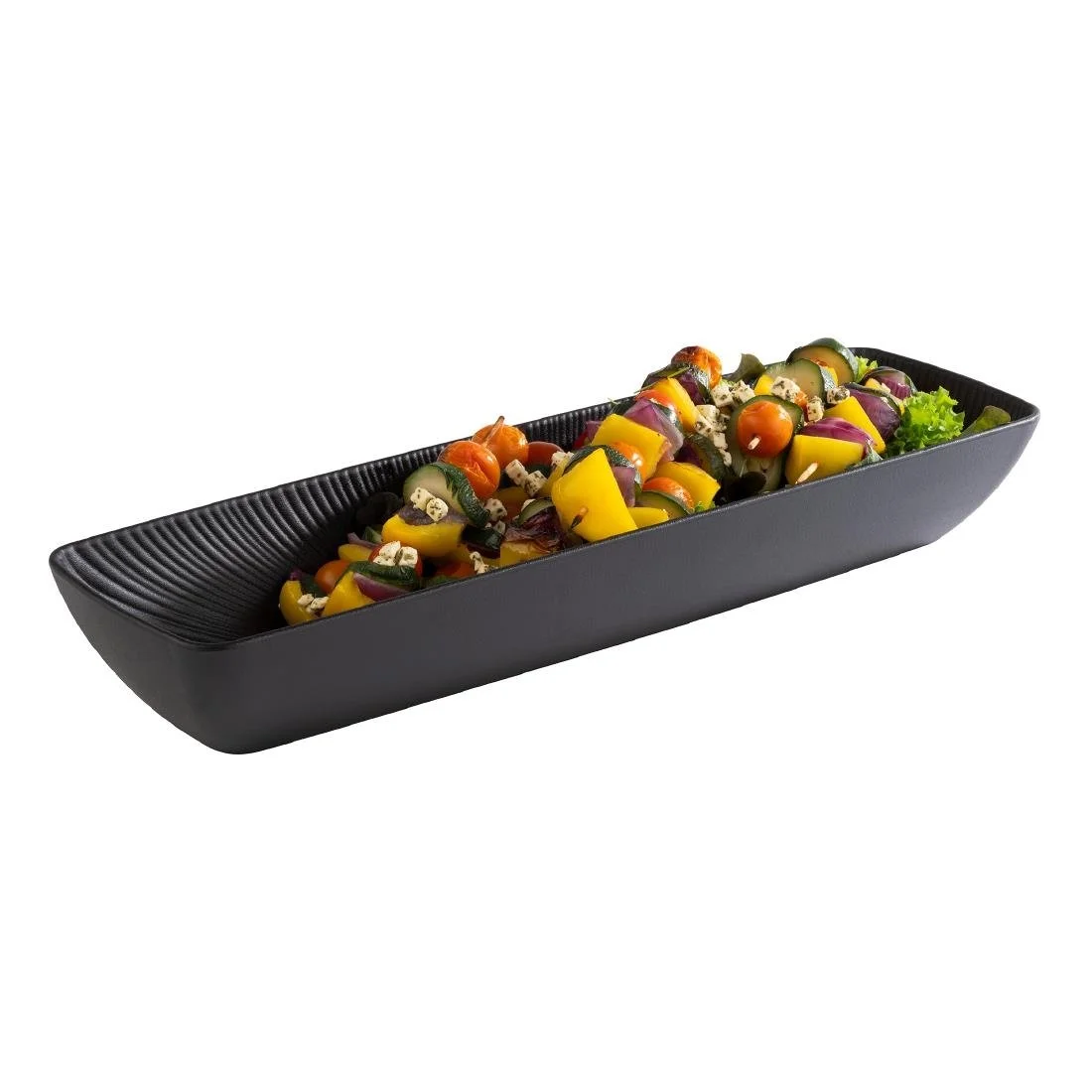 APS Nero Bowl GN 2/4 Black 530x162mm - Image 2