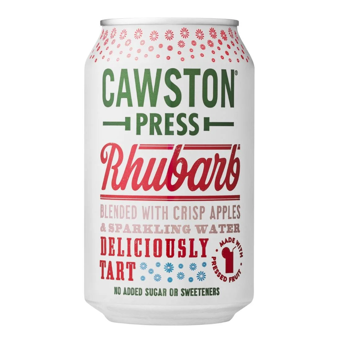 Cawston Press Sparkling Rhubarb Drink 330ml (24 Pack)
