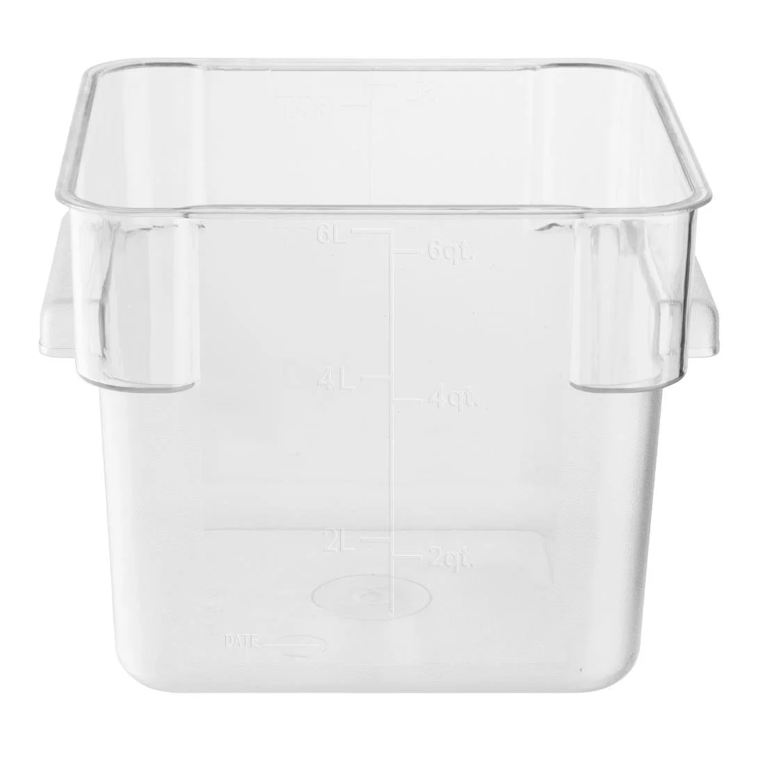 Hygiplas Polycarbonate Square Storage Container 5.5Ltr - Image 2