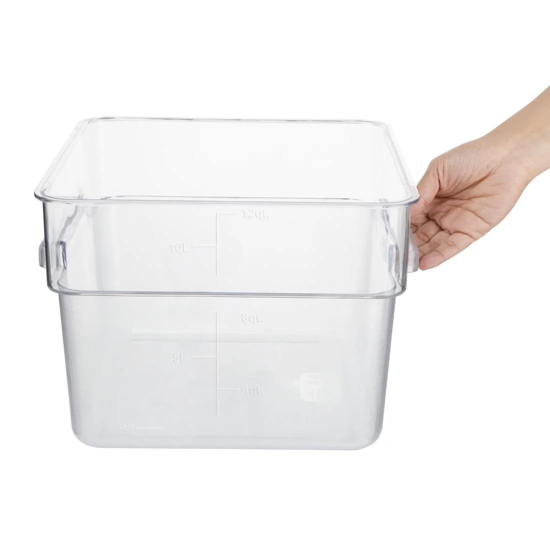 Hygiplas Polycarbonate Square Storage Container 10Ltr - Image 4