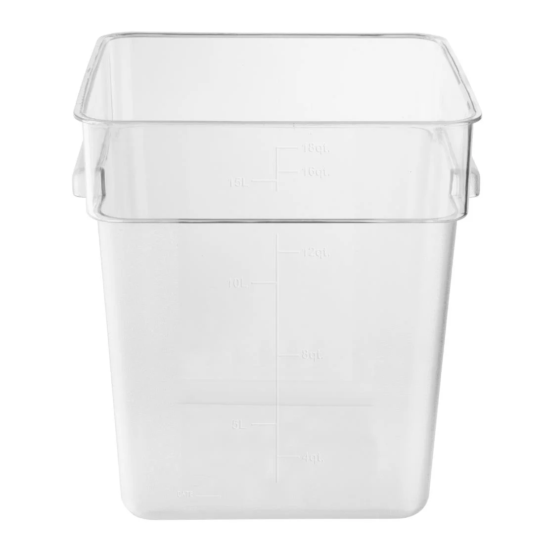 Hygiplas ABS Square Storage Container 15Ltr - Image 2