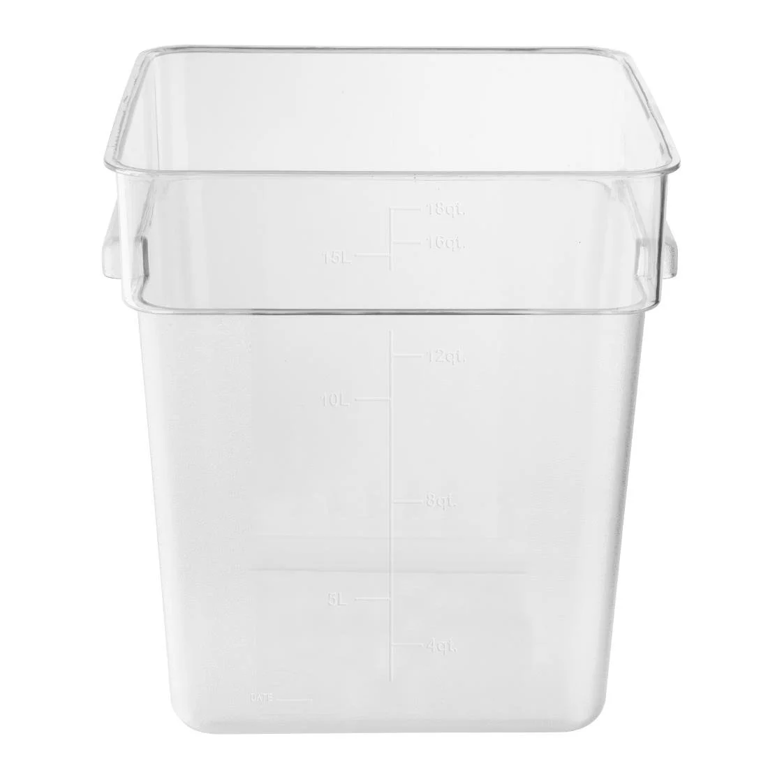 Hygiplas Polycarbonate Square Storage Container 15Ltr - Image 2