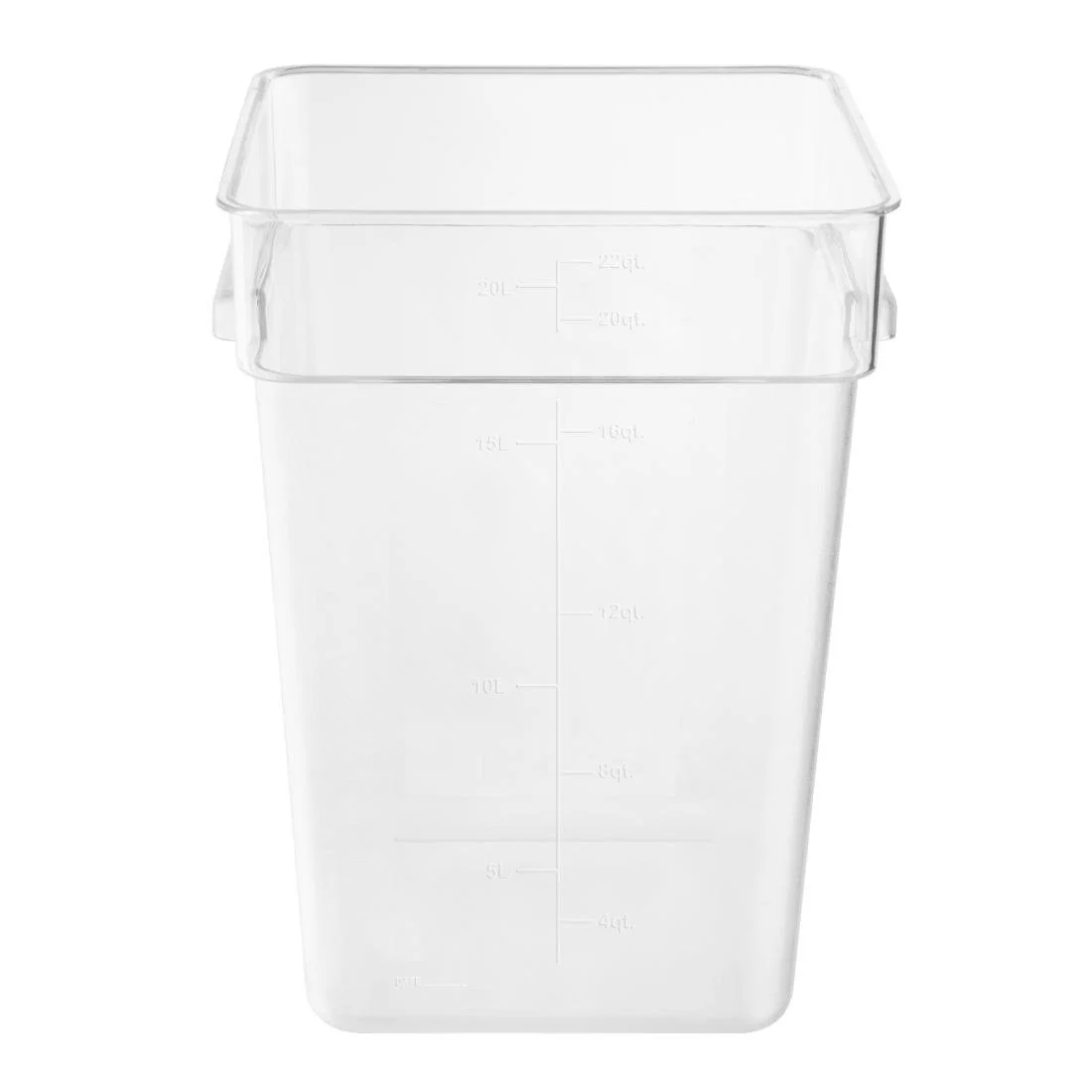 Hygiplas Polycarbonate Square Storage Container 20Ltr - Image 2