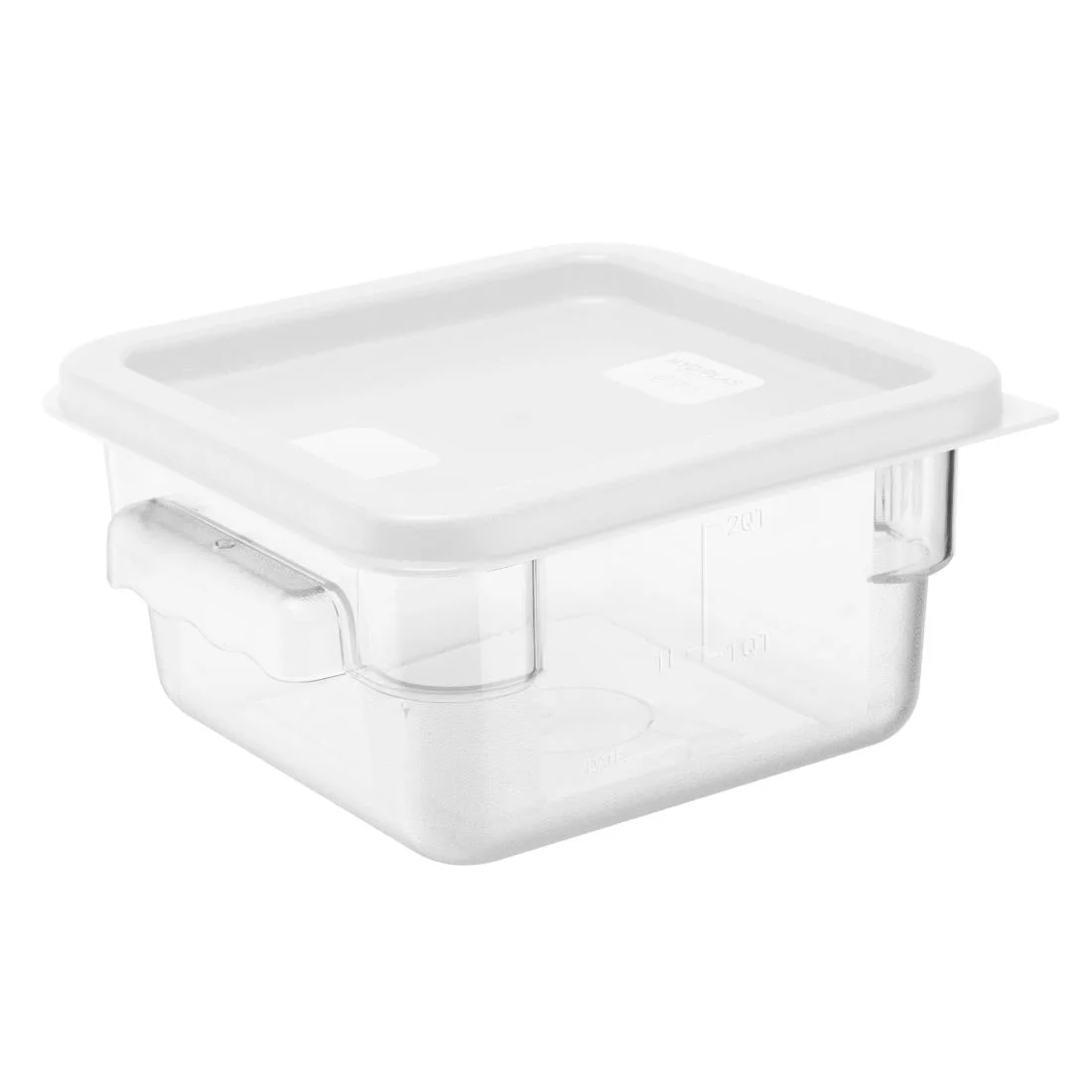 Hygiplas Square Food Storage Container Lid White - Image 4