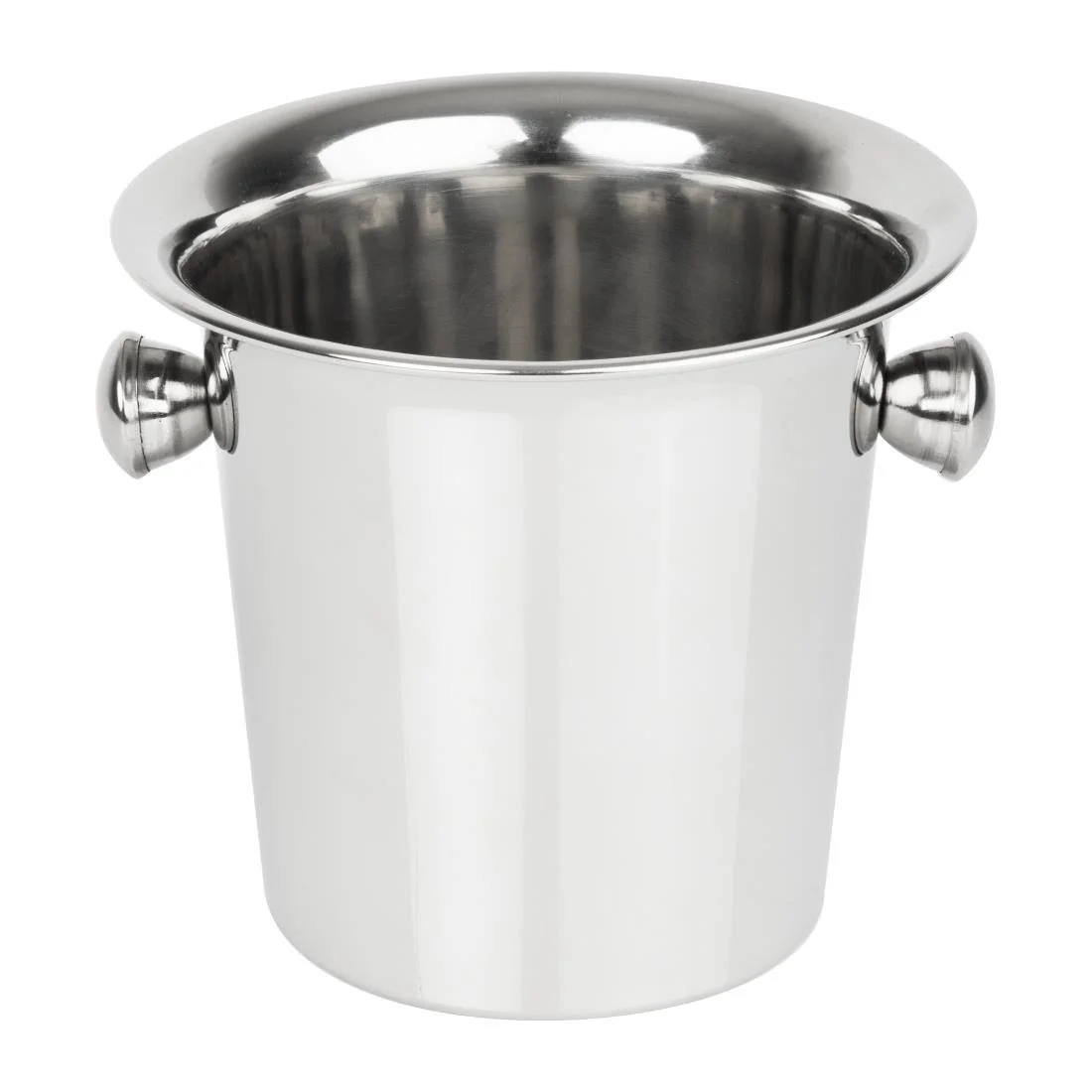 Olympia Mini Fluted Ice Bucket Stainless Steel - Image 2