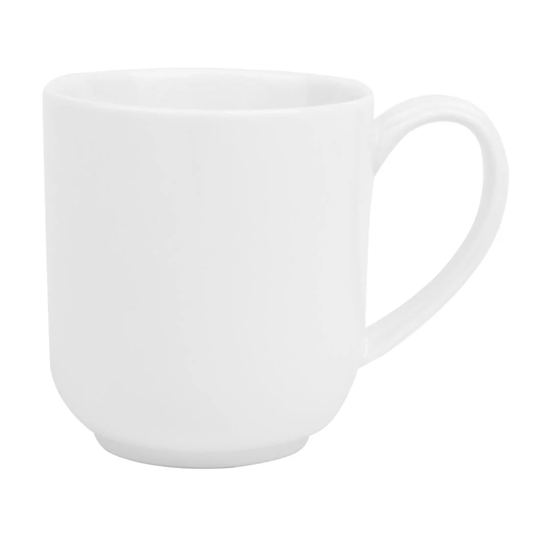 Olympia Whiteware Large Rounded Mugs 410ml (6 Pack) - Image 2