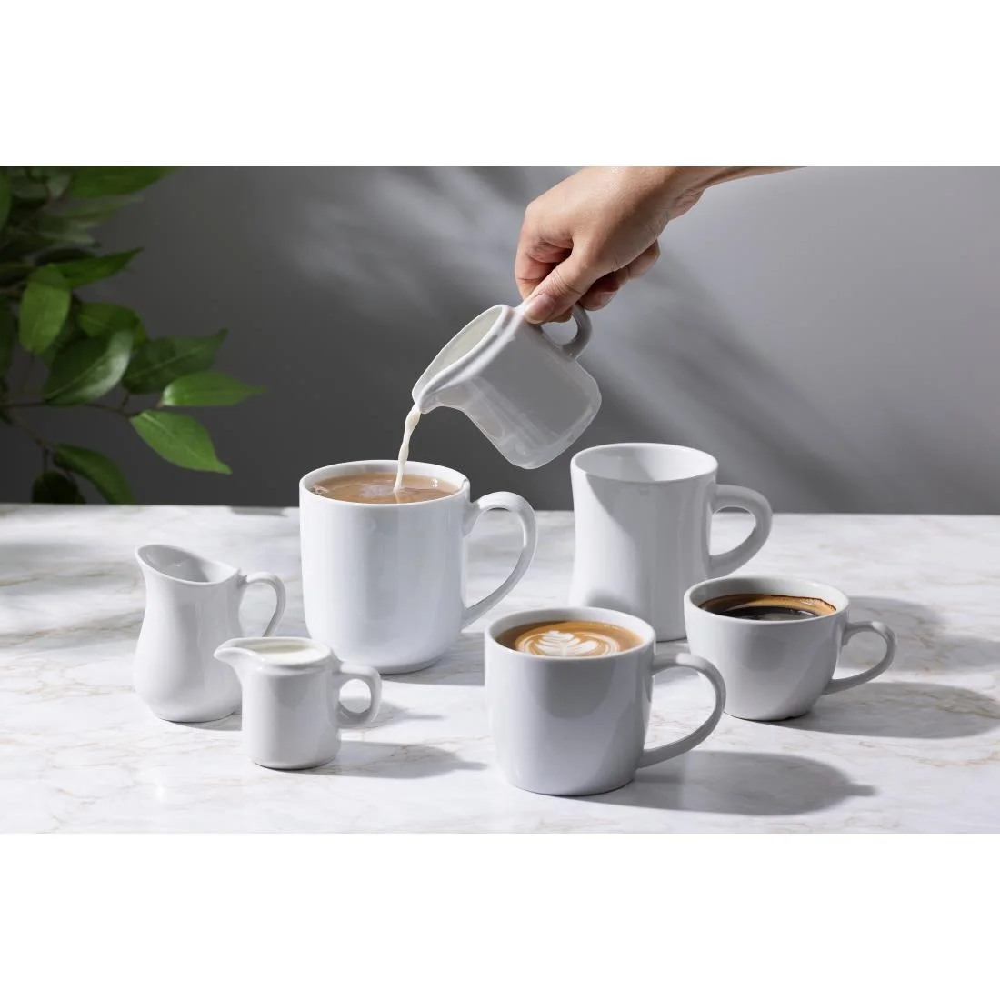 Olympia Whiteware Flat White Cups 170ml (12 Pack) - Image 7