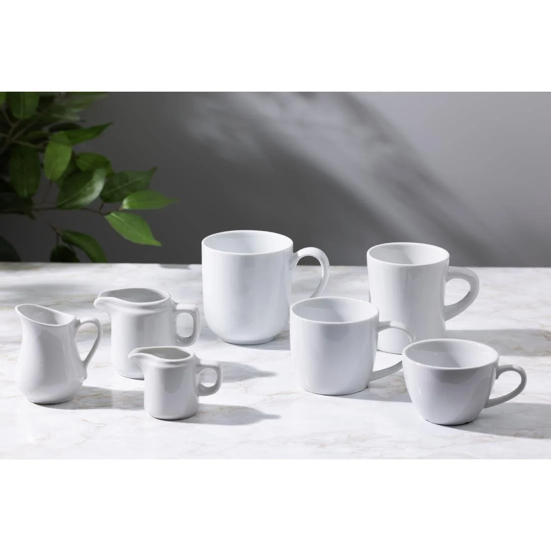 Olympia Whiteware Low Mugs 220ml (12 Pack) - Image 8