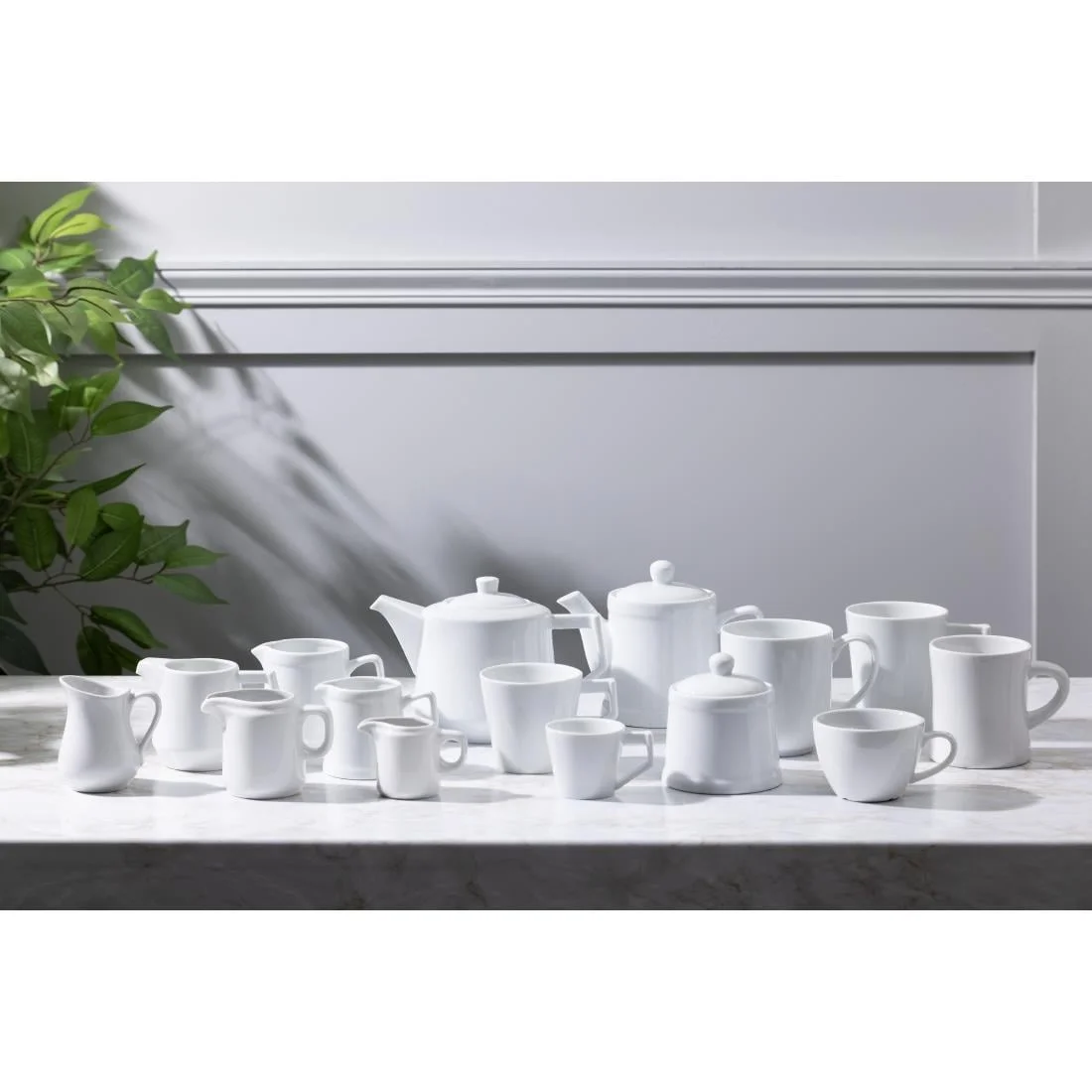 Olympia Whiteware Deco Cups 150ml (6 Pack) - Image 3