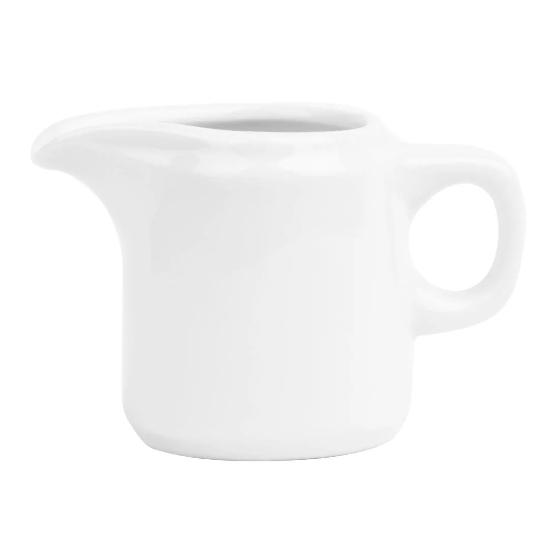 Olympia Whiteware Handled Jugs 130ml (12 Pack) - Image 2