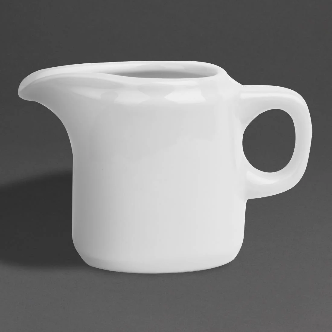 Olympia Whiteware Handled Jugs 130ml (12 Pack)
