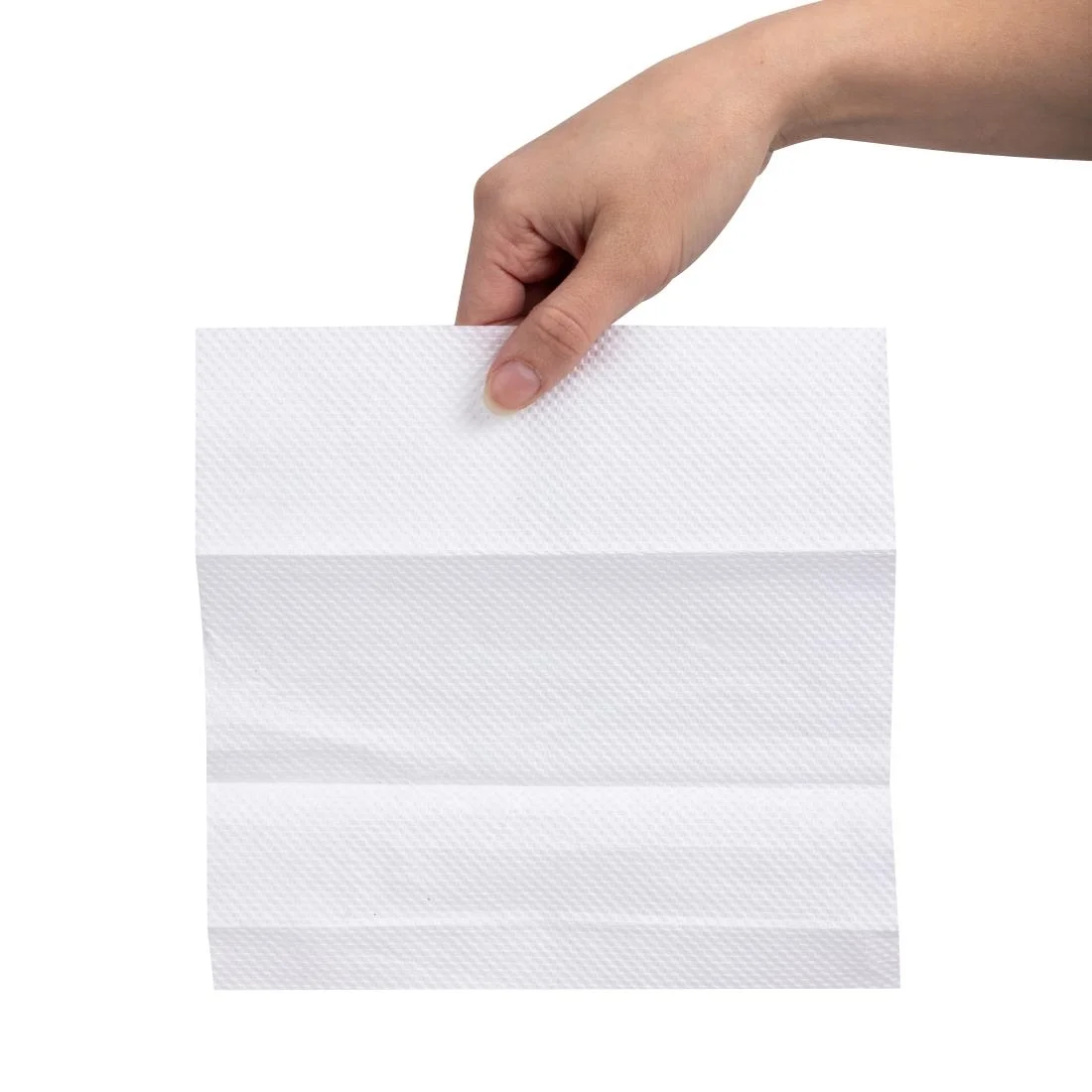 Nisbets Essentials White Hand Towels 1ply - 100 Sheets (36 Pack) - Image 8