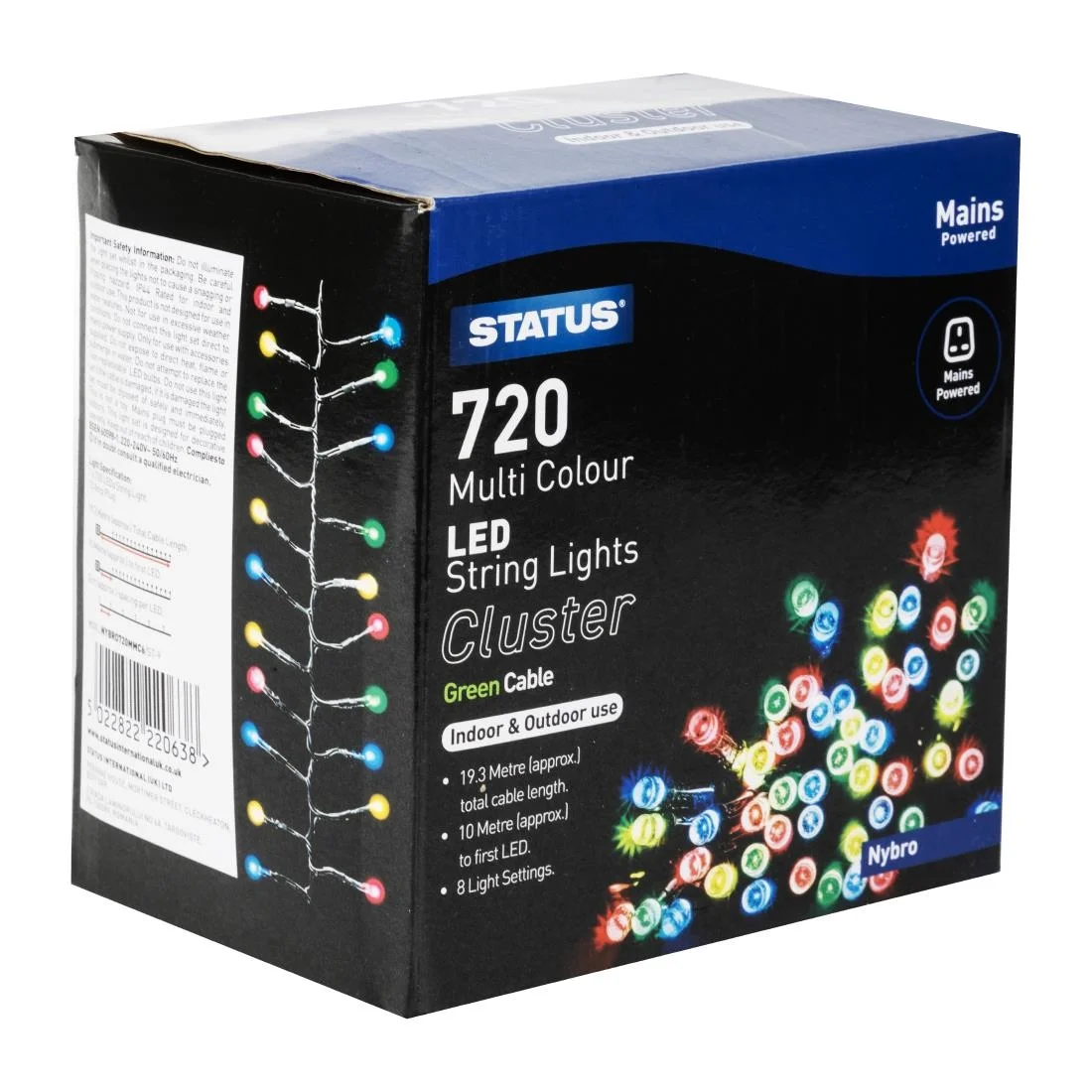 Status Nybro 720 Multi Coloured LED Indoor/Outdoor String Lights - Image 2