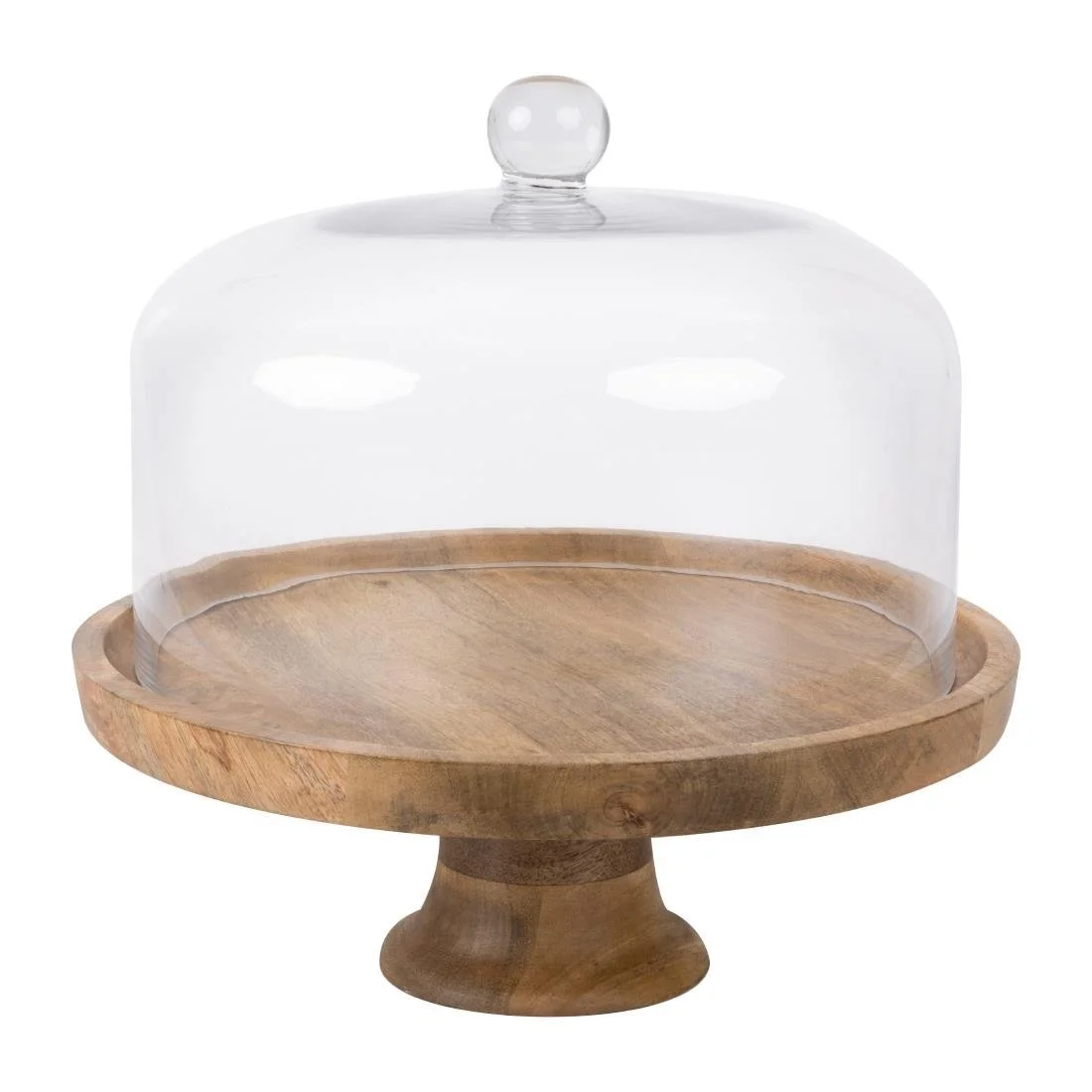 Olympia Cake Stand Mango Wood 330x120mm - Image 6