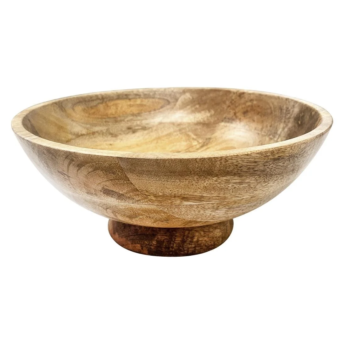 Olympia Footed Bowl Mango Wood 280mm