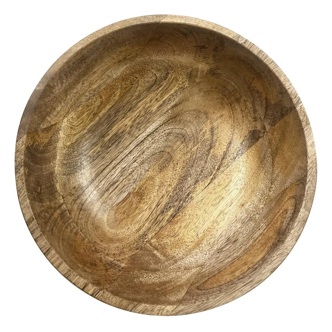 Olympia Footed Bowl Mango Wood 280mm - Image 5