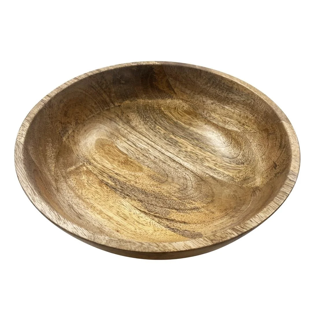 Olympia Footed Bowl Mango Wood 280mm - Image 3