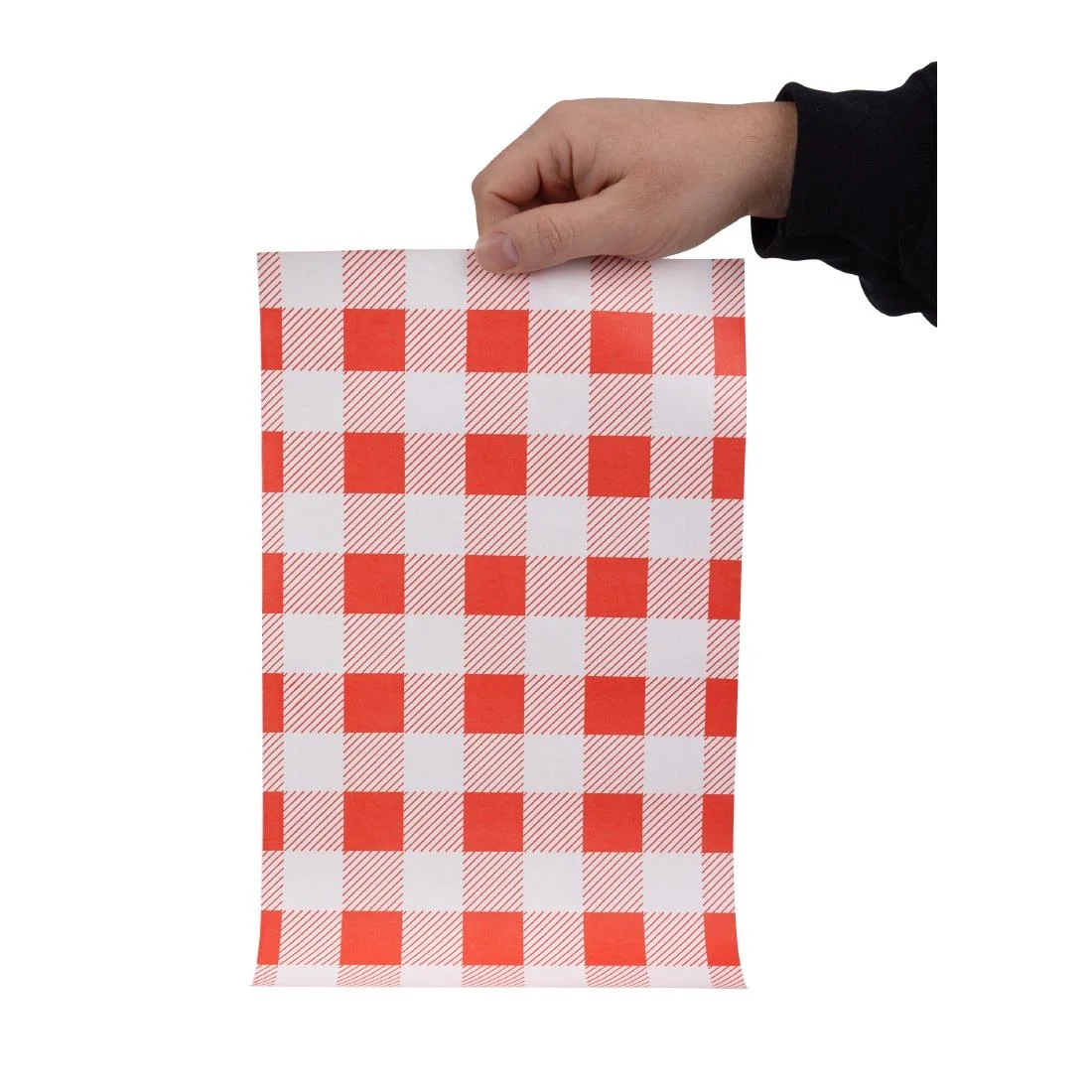 Fiesta Compostable Red Gingham Greaseproof Sheets 310x190mm (200 Pack) - Image 6