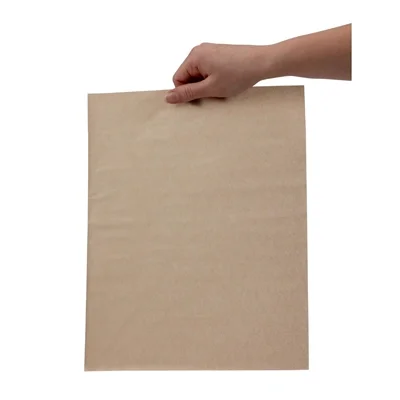 Vogue 1/2 GN Liner Baking Paper Kraft (200 Pack) - Image 4