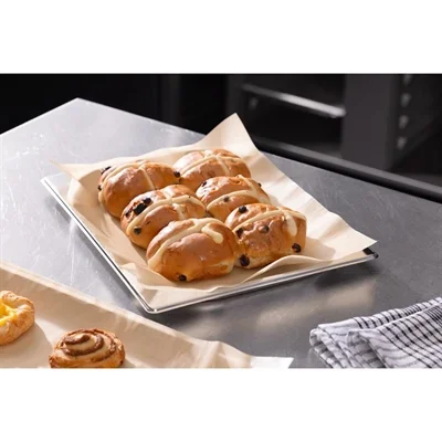 Vogue 1/2 GN Liner Baking Paper Kraft (200 Pack)