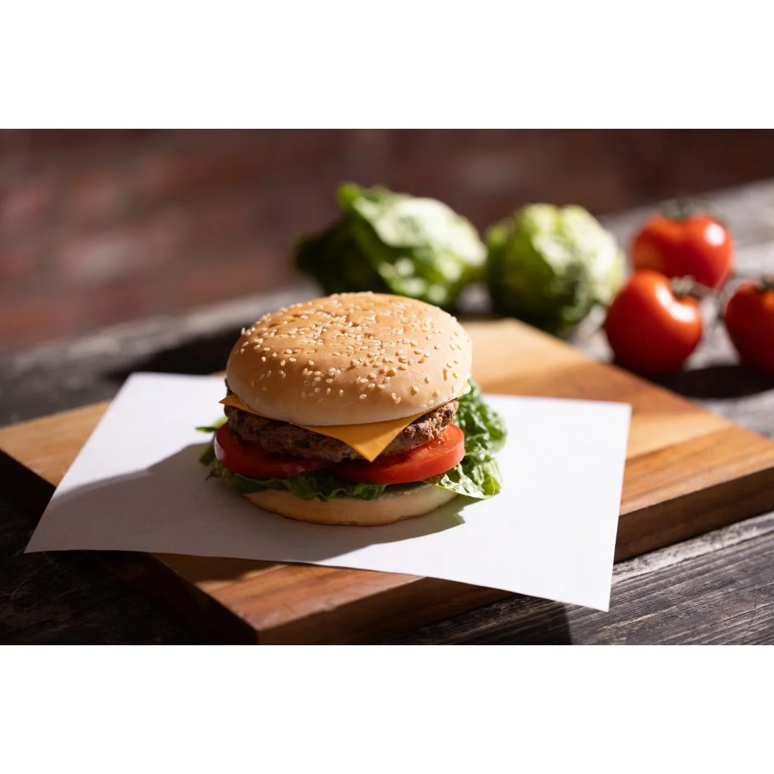 Fiesta Compostable Burger Wraps White 250x200mm (200 Pack) - Image 5