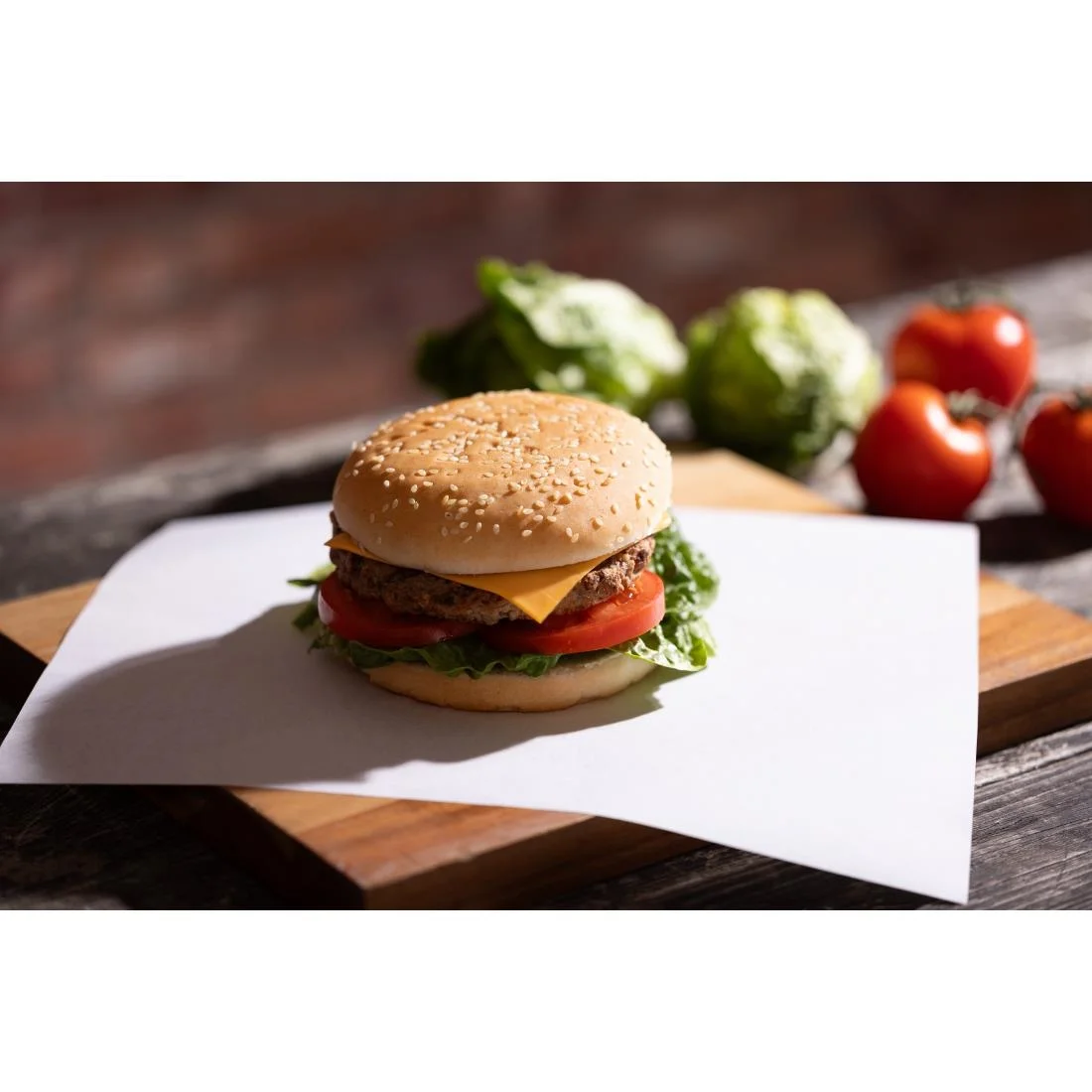 Fiesta Compostable Burger Wraps White 250x300mm (200 Pack) - Image 5