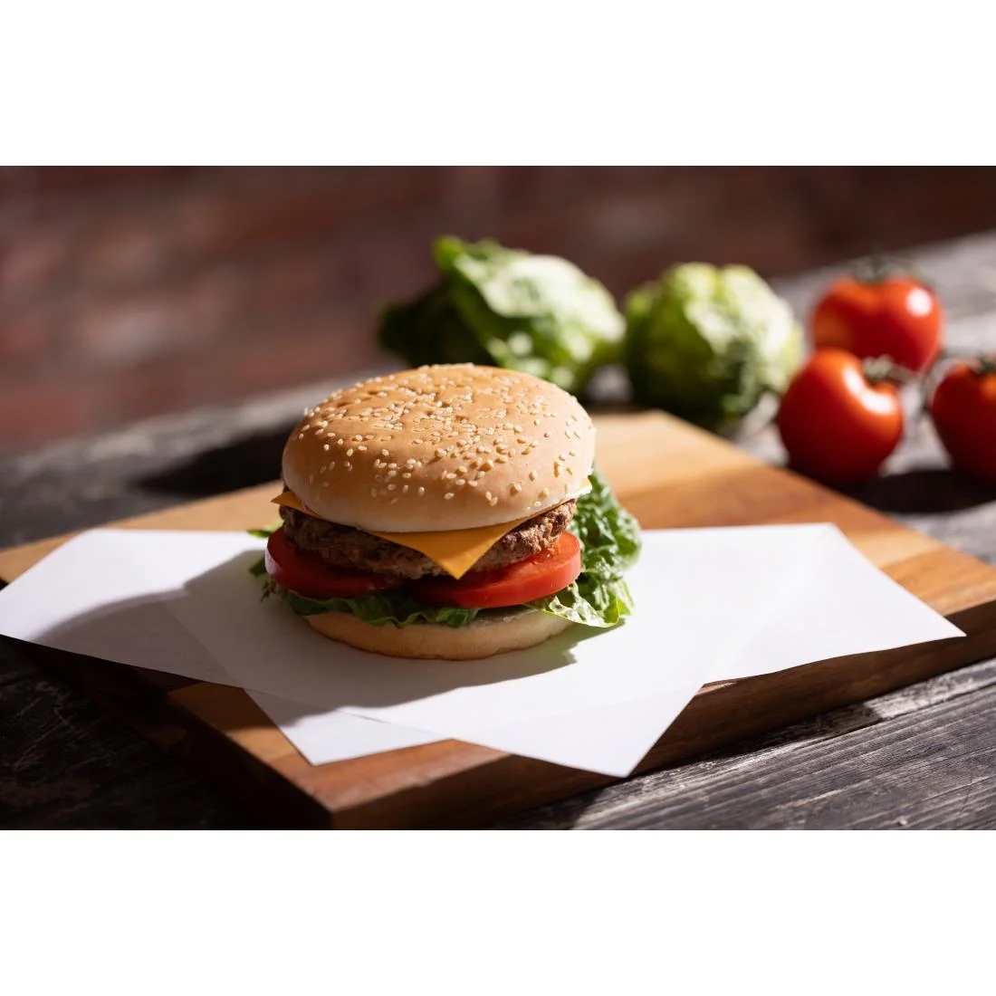Fiesta Compostable Burger Wraps White 250x300mm (200 Pack) - Image 6