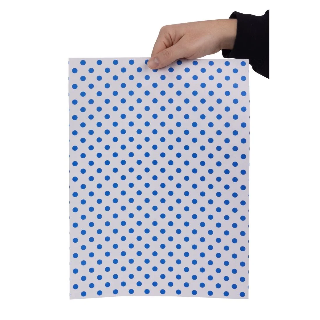 Fiesta Compostable Burger Wraps Blue Dot 250x350mm (200 Pack) - Image 5