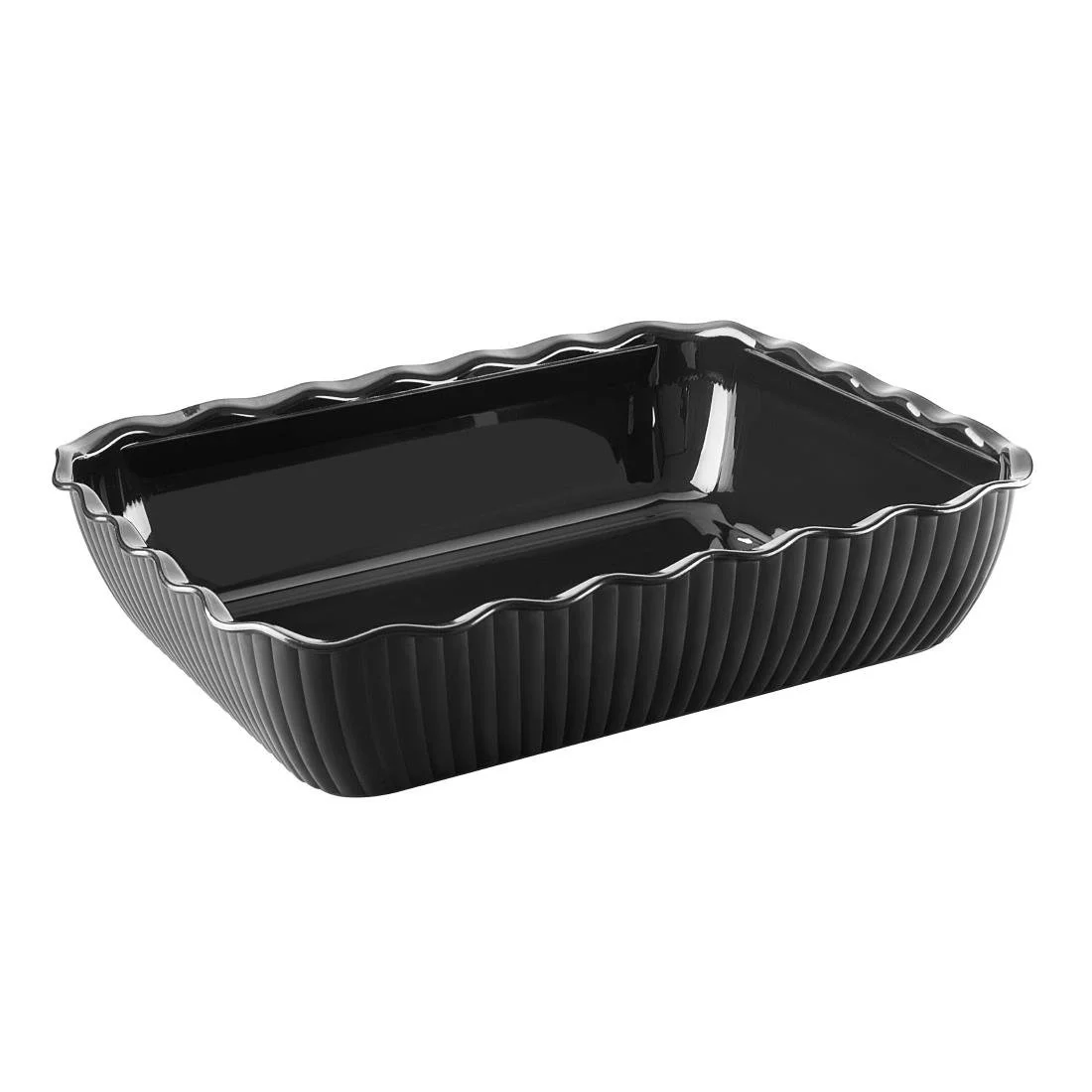 Olympia Kristallon Large Salad Crock - Black - Image 1