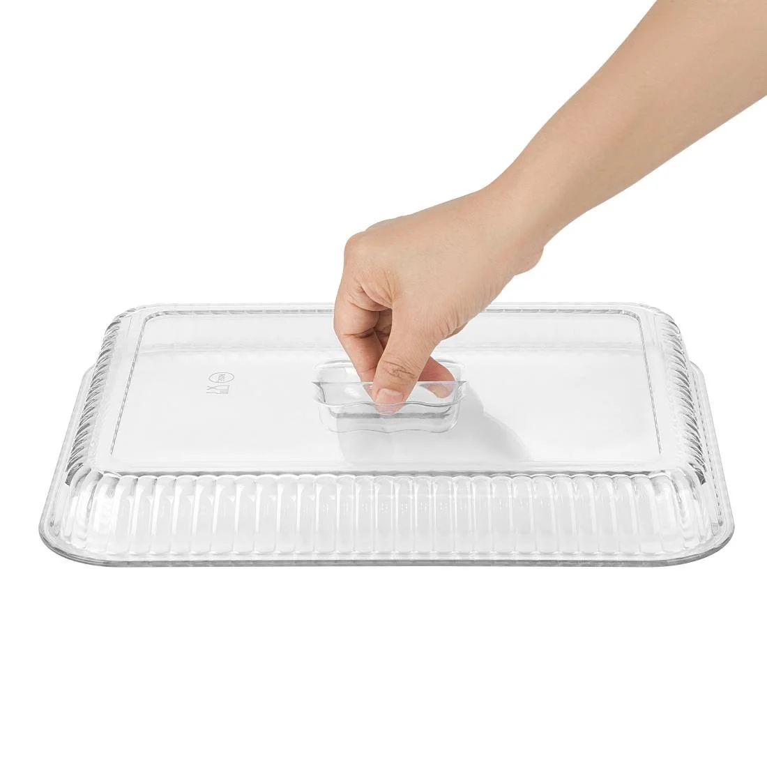 Olympia Kristallon Raised Lid for Large Salad Crock - Image 3