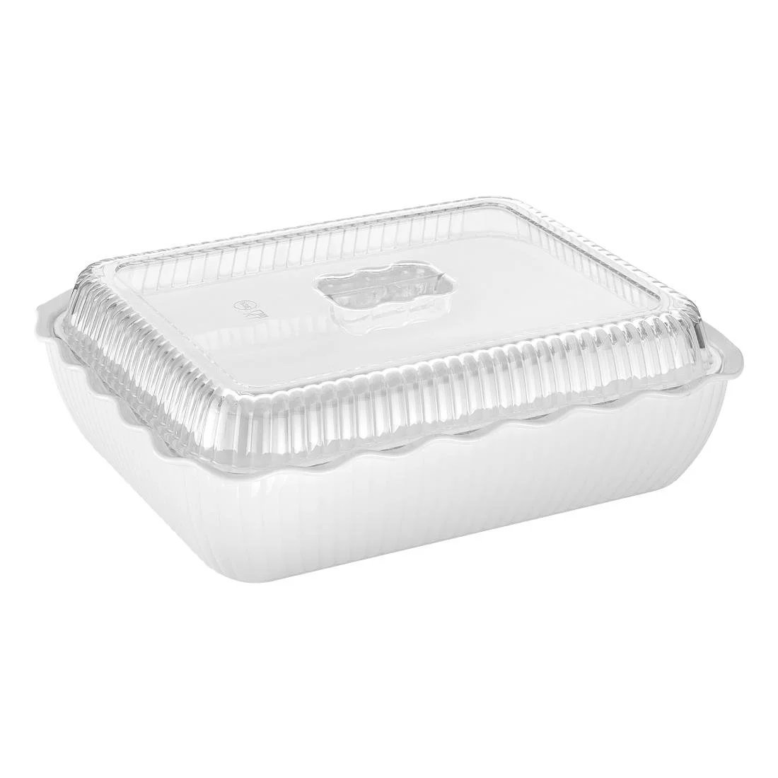 Olympia Kristallon Raised Lid for Large Salad Crock - Image 4