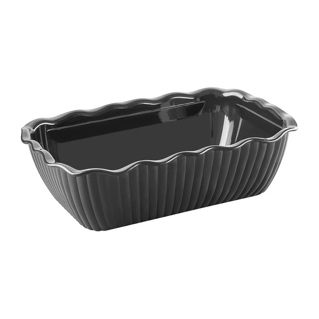 Olympia Kristallon Medium Salad Crock - Black - Image 1