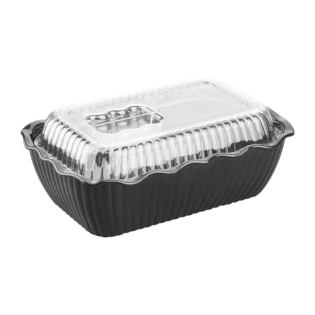 Olympia Kristallon Medium Salad Crock - Black - Image 4