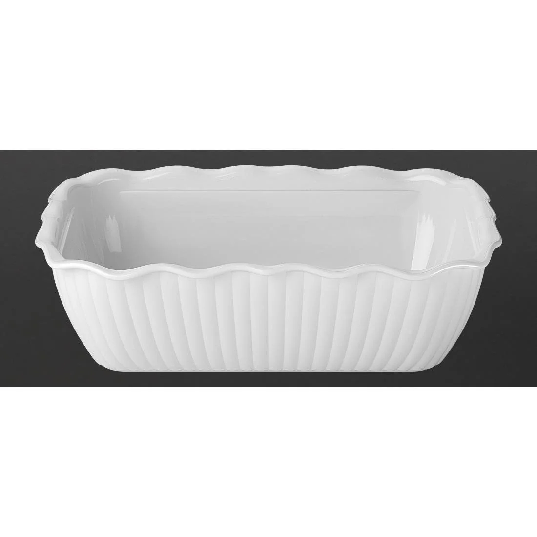 Olympia Kristallon Medium Salad Crock - White - Image 3
