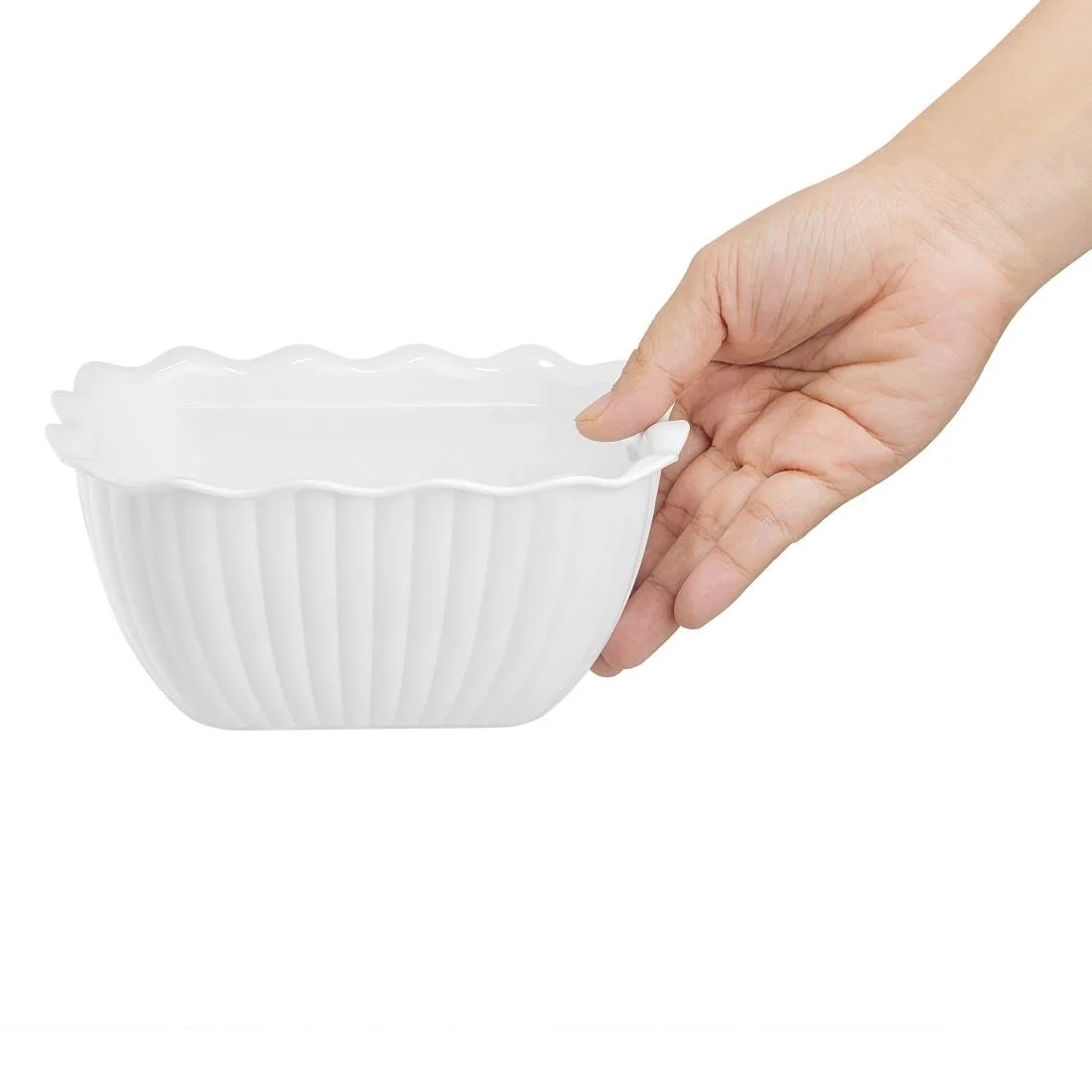 Olympia Kristallon Small Salad Crock - White - Image 4