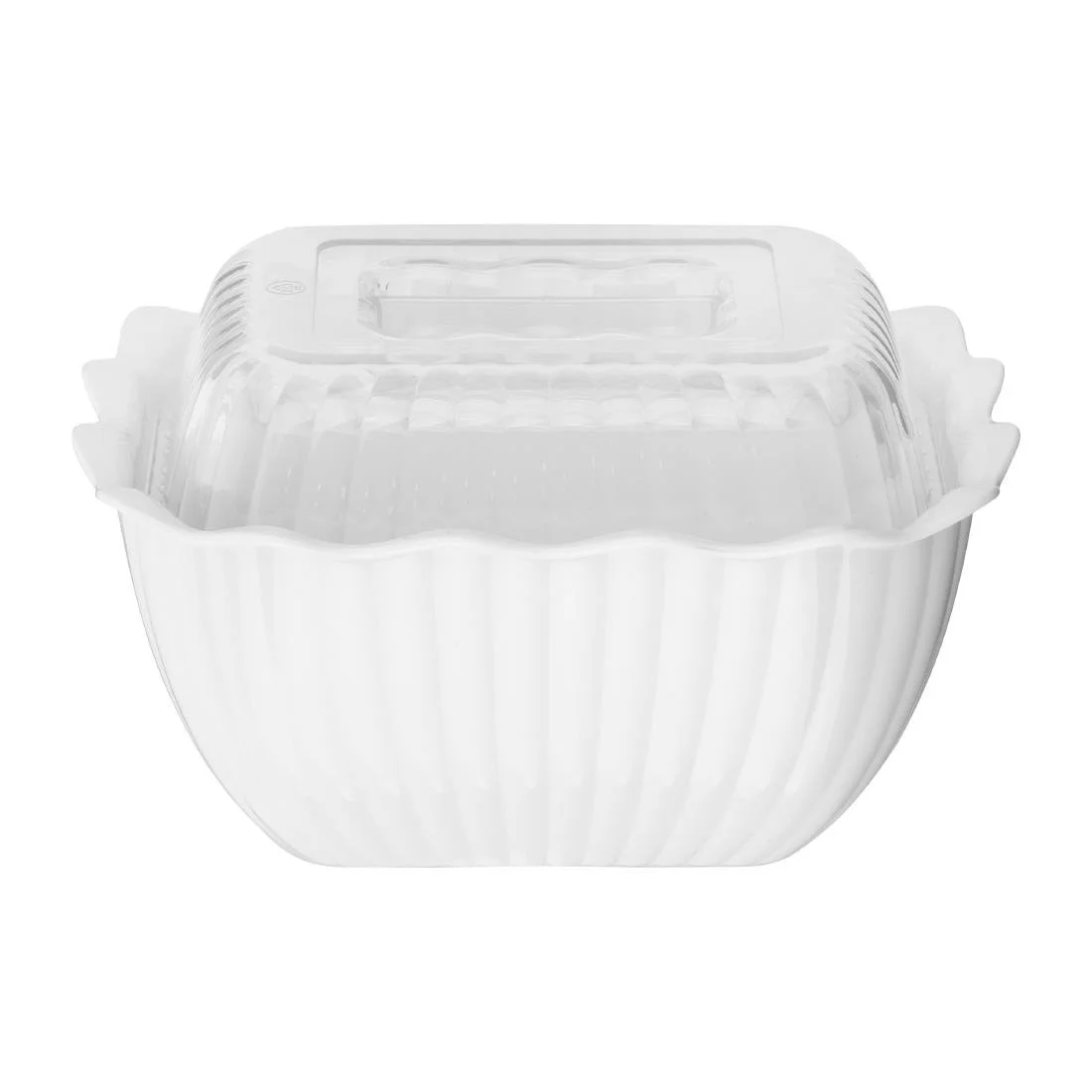 Olympia Kristallon Small Salad Crock - White - Image 5